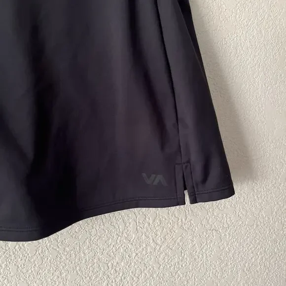 RVCA VA Essentials Tennis Skirt Black Medium Athleisure Pickle Ball Athleisure